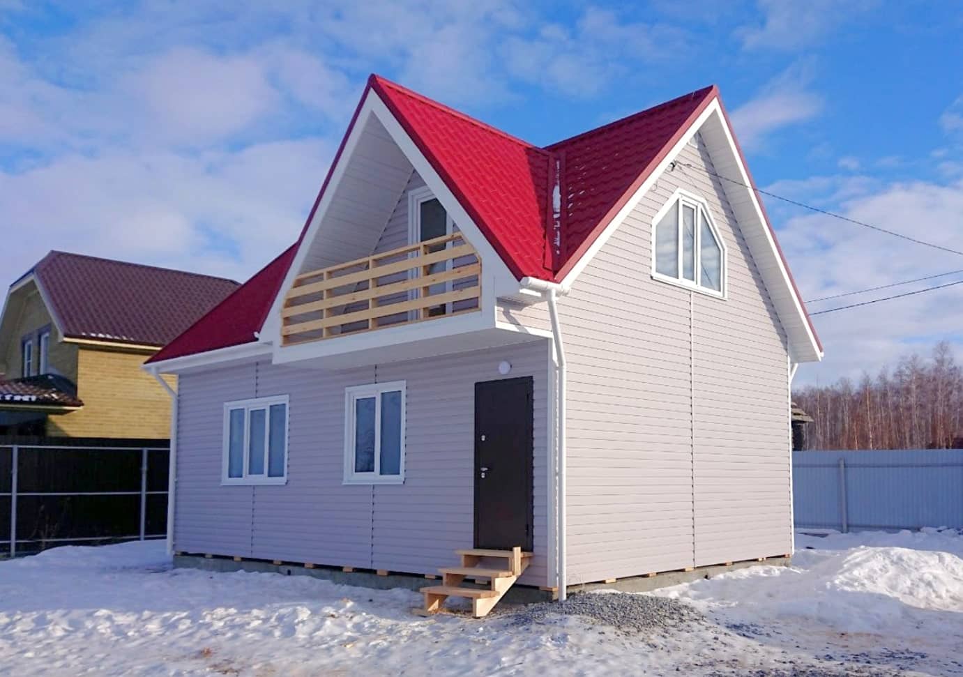 Каркасный дом, СНТ Луч