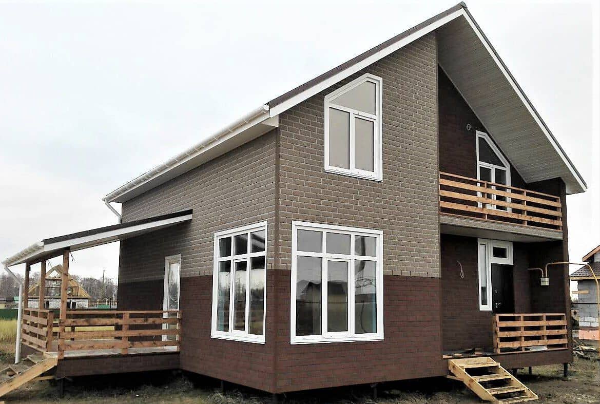 Каркасный дом, п.Лазурный