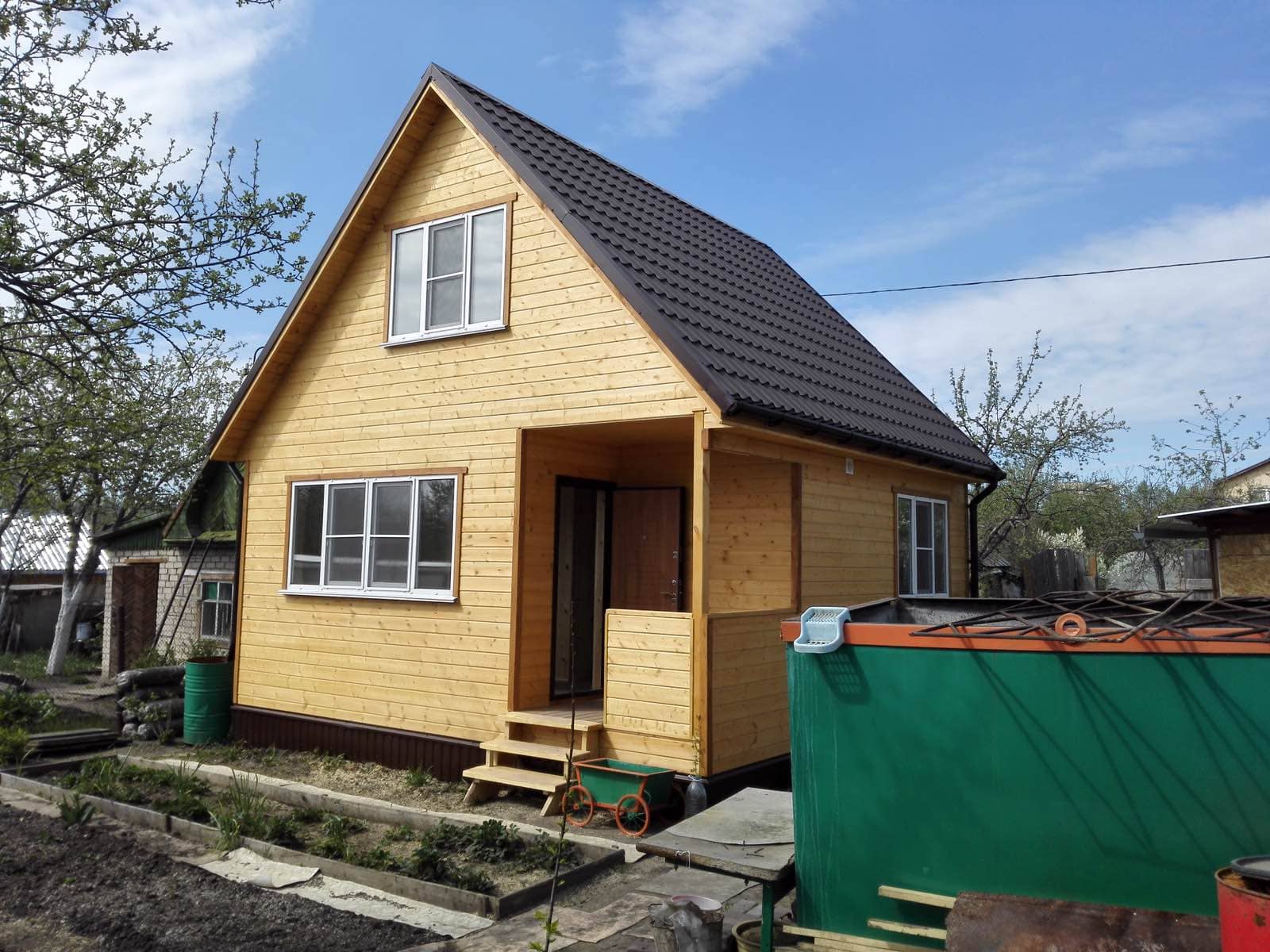 Каркасный дом, СНТ Курчатовец