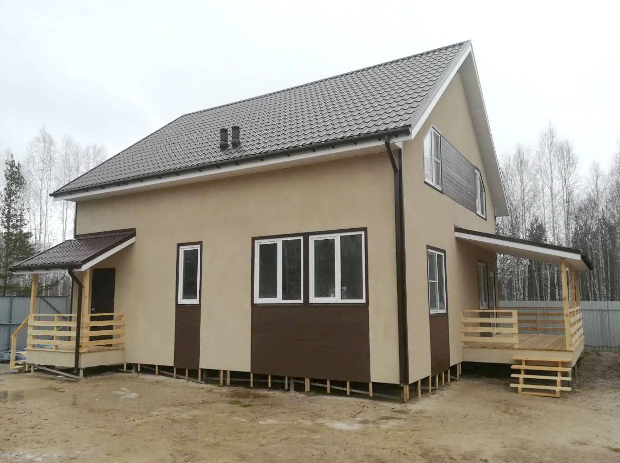 Каркасный дом, д. Моховички