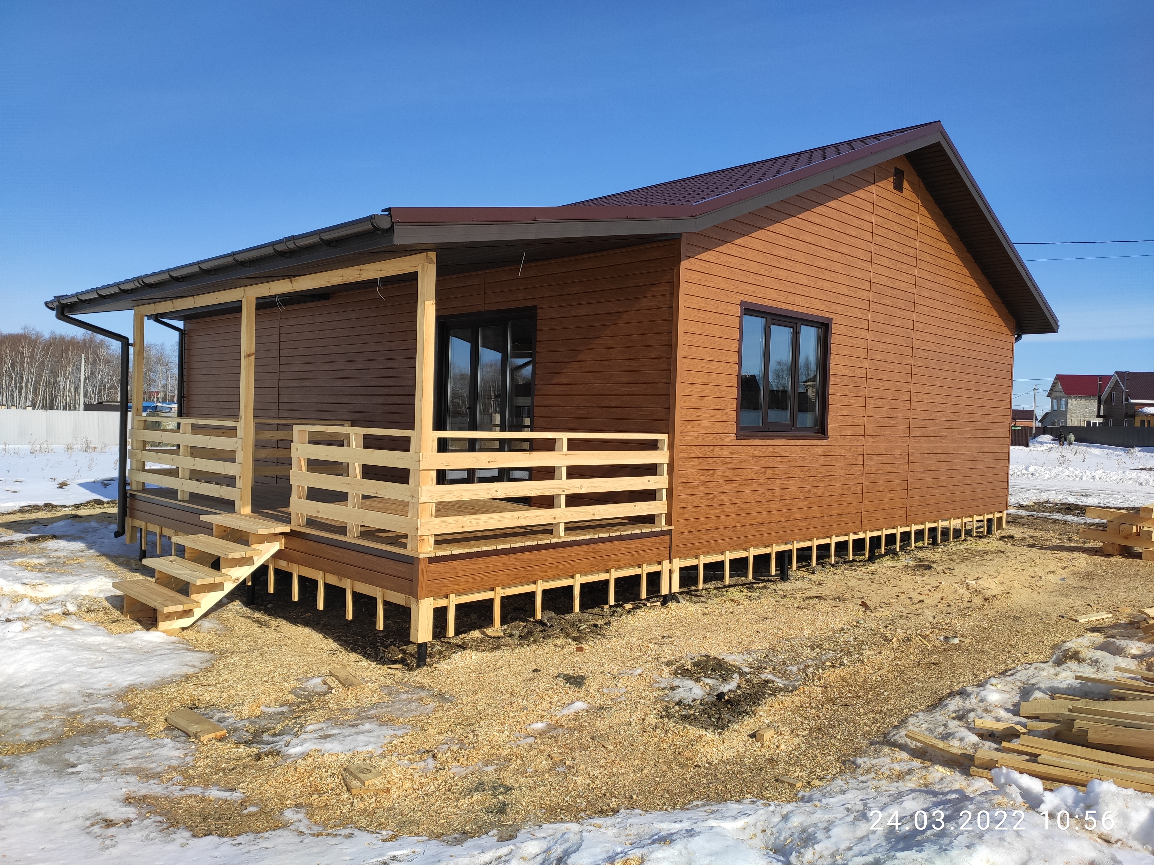 Каркасный дом, Журавли